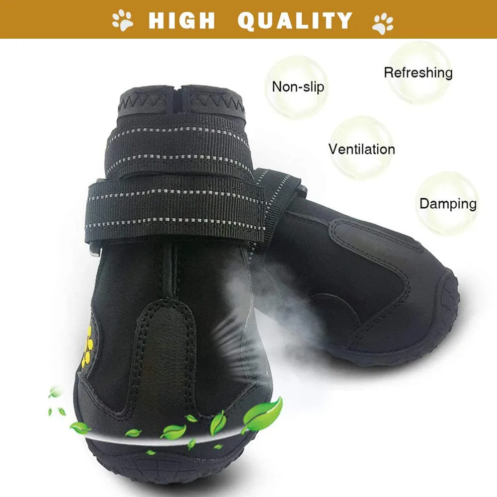 Title 16, Dog Boots Waterproof Dog Shoes Dog Booties with...