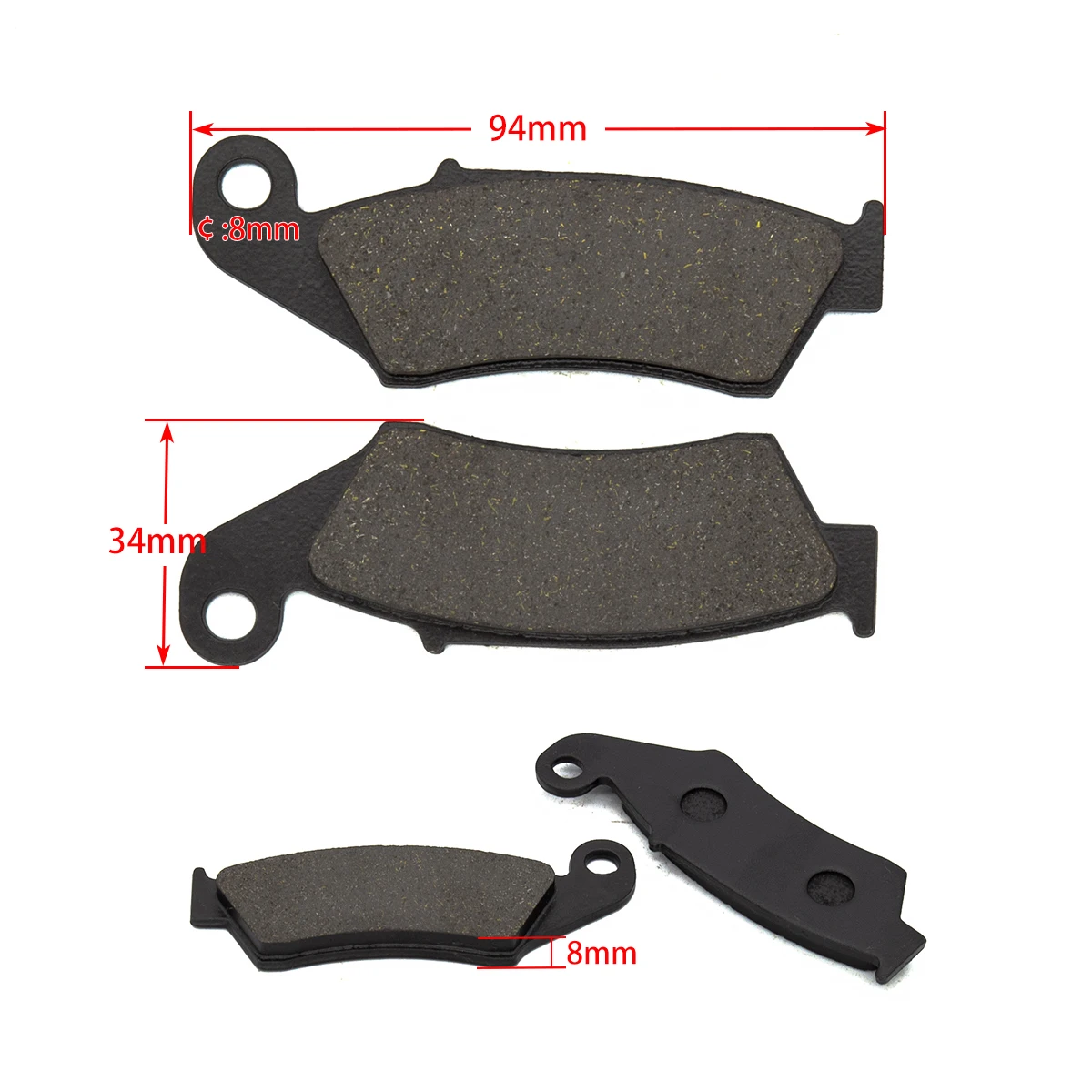 Передние тормозные колодки для мотоциклов KAWASAKI KLX 250 KLX250 1994 400 KLX400 2003 2004 KLX450 KLX450R 450
