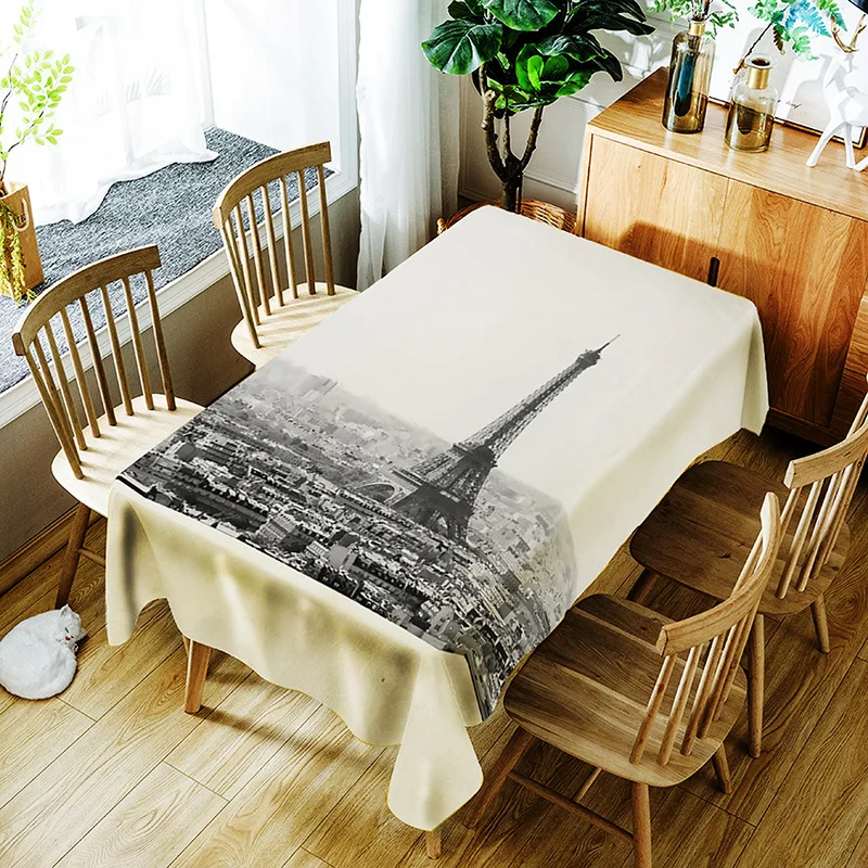 Скатерть Tower Водонепроницаемая декоративная прямоугольная моющаяся кухонная