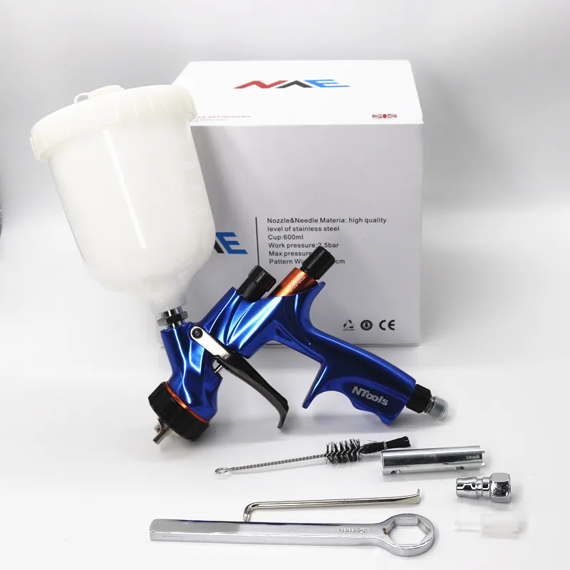NVA Spray Gun 1.3mm Stainless Steel Nozzle Paint Spray Gun /Water Based