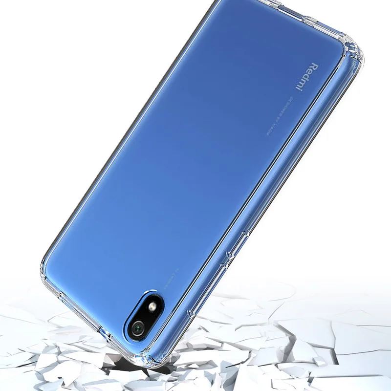 Чехол Redmi 7A для Xiaomi Redmi 7A, Кристальный Гибридный Бампер, Прозрачная Жесткая акриловая задняя крышка для Xiaomi Redmi7A 7 A, чехол для телефона s