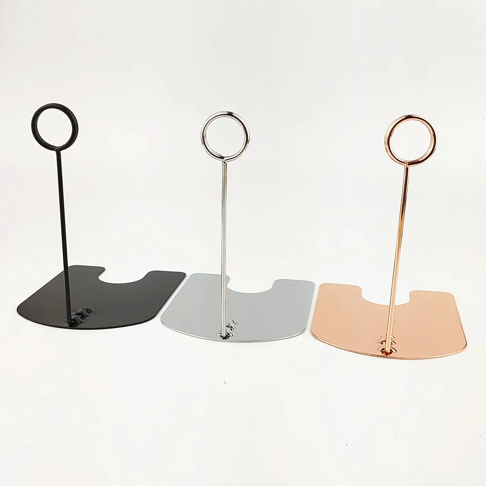 POP-Soporte de Metal para exhibir etiquetas, letrero de papel, pinzas para exhibir tarjetas, para tiendas, promociones, 4 colores, 10 Uds.