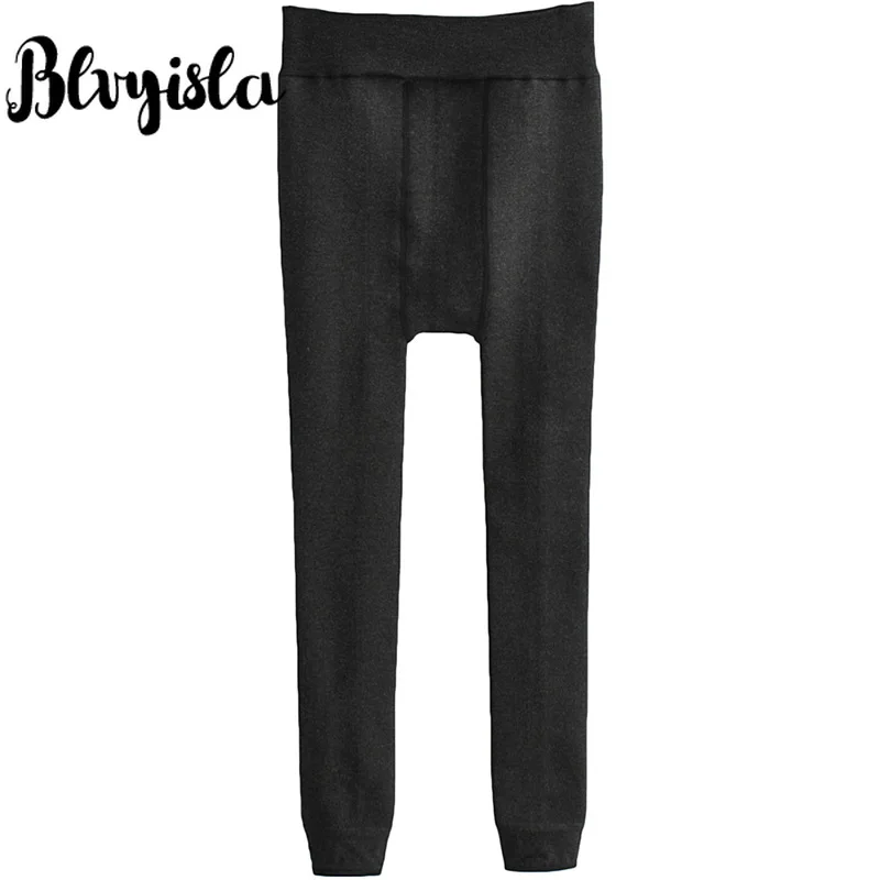 Blvyisla 5XL плюс бархатные утолщенные Леггинсы хлопковые Женские флисовые Теплые эластичные облегающие леггинсы