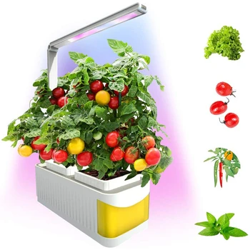 

Hydroponic Smart garden pot,self-water pots, nursery pot,hydroponic growing system with LED light for Flower,Vegetable Growing