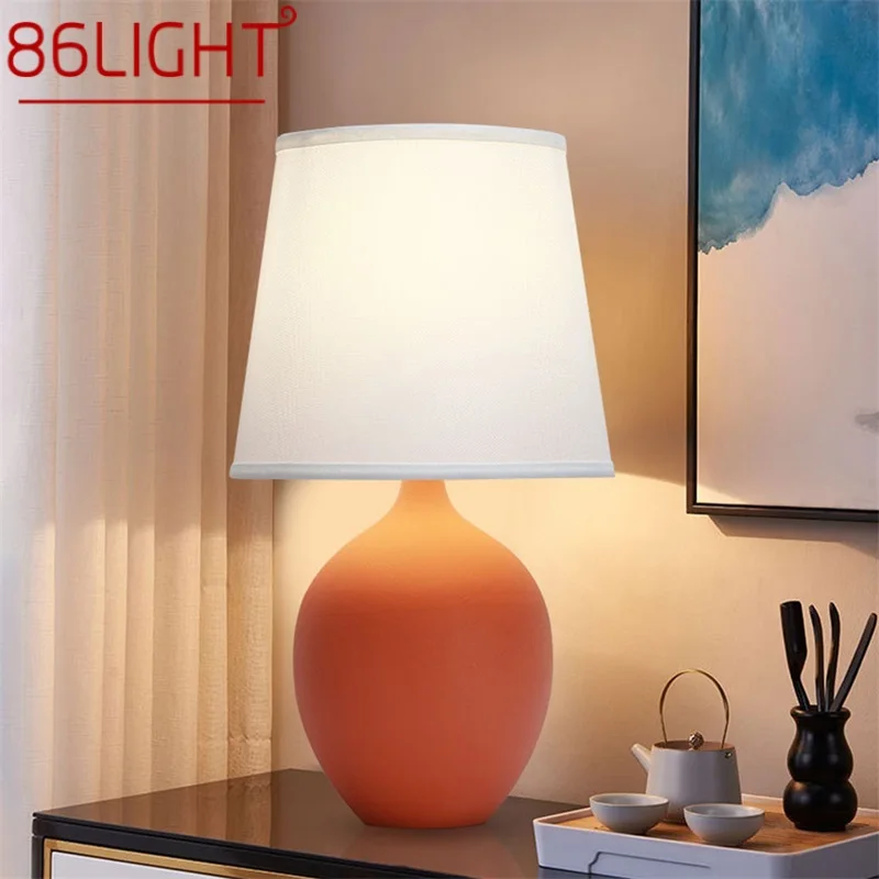 

86LIGHT Dimmer Table Lamp Ceramic Desk Light Contemporary Simple Decoration for Home Bedroom