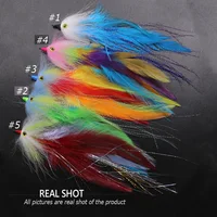 New Trout Steelhead Salmon Pike Streamer Fly for Seawater Fly Fishing Flies 5