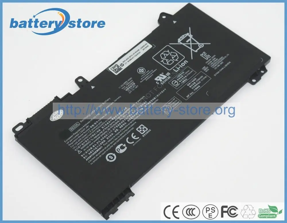 Подлинный 11,55 V, 3900 mAh, 45W Аккумулятор RE03XL, L32656-005, HSTNN-DB9Afor Ноутбук hp ProBook 440 G6