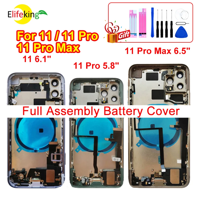 Full Assembly Back Housing For Iphone 11 Pro 11 Pro Max Rear Battery