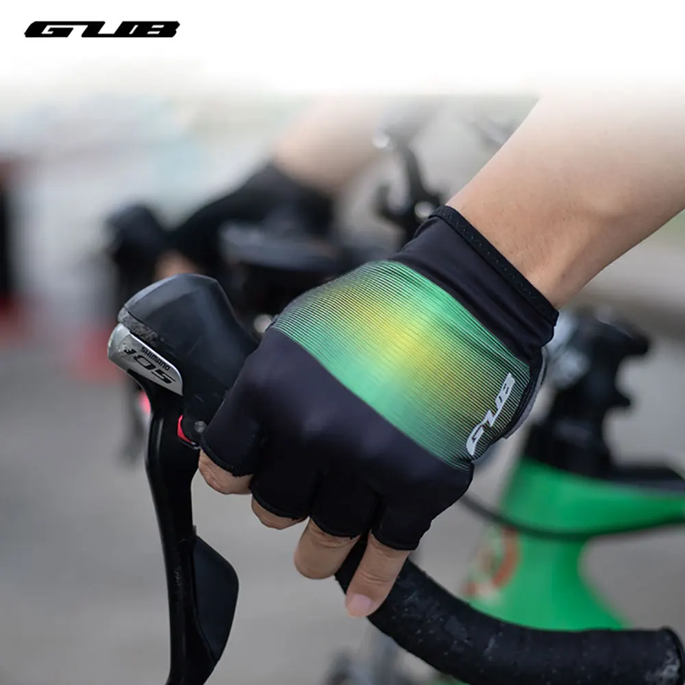 

GUB Shock-absorbing Anti-slip Anti-sweat Outdoor Sport Cycling Half Finger Glove Mountain Road Bicycle Breathable Glove Unisex