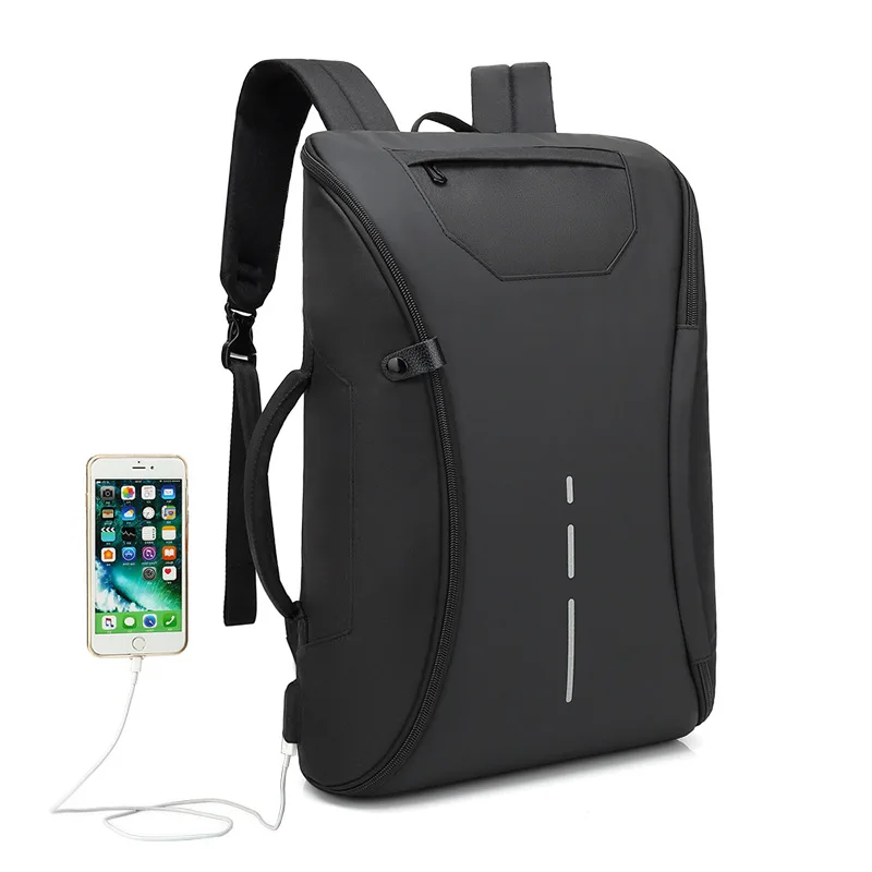 

Leaf-Backpack Men Business Multi-functional 15.6-Inch Laptop Bag Anti-theft Backpack Customizable Business Trip Travel Bag