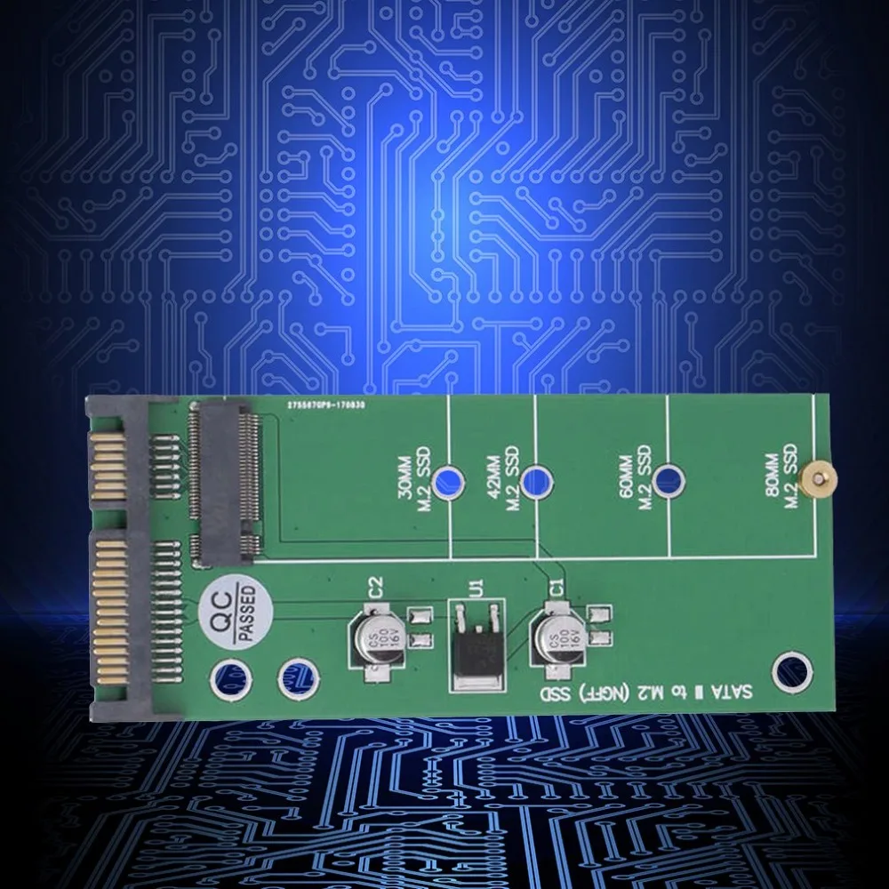M.2 Ngff к Sata3 адаптер для жесткого диска карты стабильная/высокая скорость Ngff твердотельный накопитель к 2,5 Sata смарт-совместимость