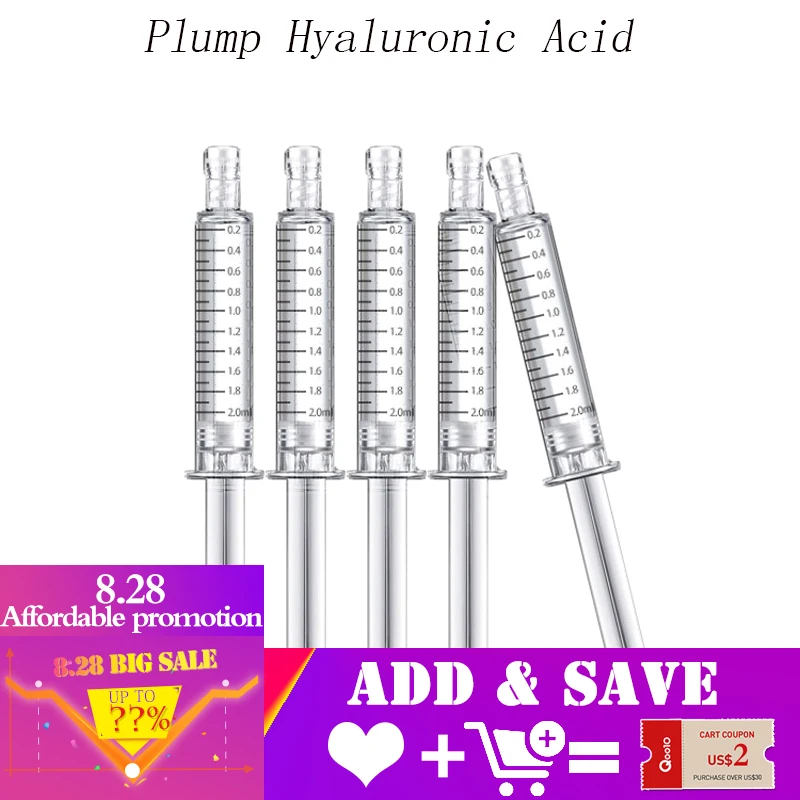 

2ml Non Animal Cross Linked Hyaluronic acid lip filler plumping thick lip face body dermal filler injection skin Rejuvenation