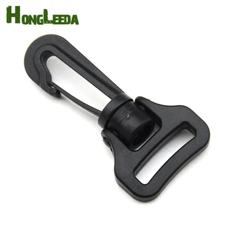 

30pcs Adjustable strap buckle m008s-25mm plastic spring snap clip backpack carabiner swivel snap hook paracord strap hooks