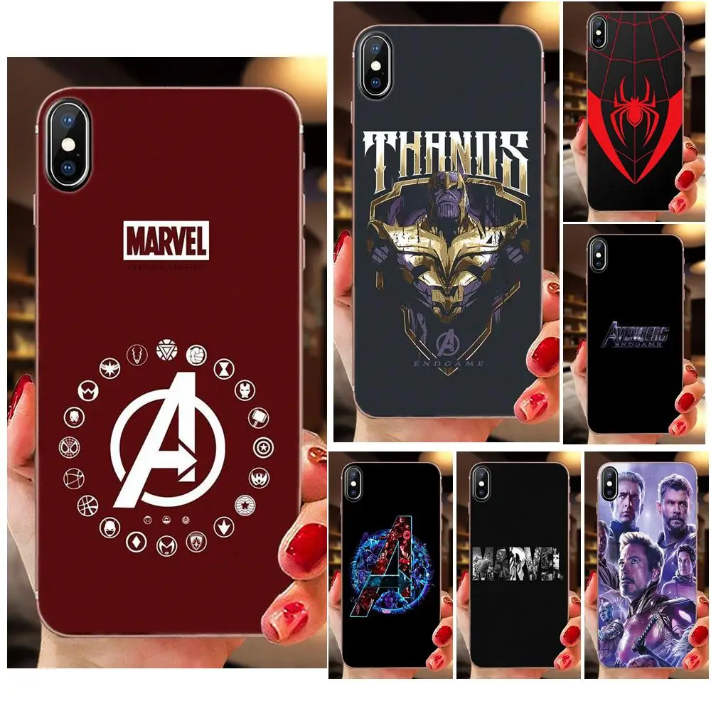 Для Huawei Honor Mate Nova Note 20 20s 30 5 5I 5T 7C 8A 8X 9X 10 Pro Lite Play мягкие чехлы Fundas Мстители Endgame Marvel