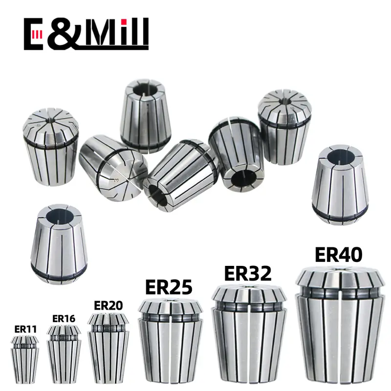 ER8 ER11 ER16 ER20 ER25 ER32 ER40 ER Spring Collet Chuck Clamping tool Drill Collets chuck CNC Milling Lathe Tool Milling Cutter - Image 6