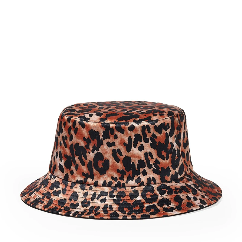 

2020 Fashion Leopard Bucket Hat Women Lady Cap 3 Colors