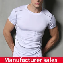 Мужские спортивные футболки для бега, Спортивная Мужская футболка с коротким рукавом для фитнеса и спортзала, быстросохнущая футболка для баскетбольных тренировок