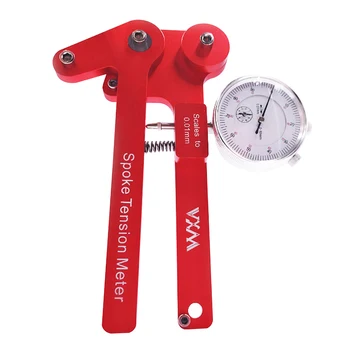 

Easy Apply Durable Repair Accurate Measurement Red Aluminum Alloy Spoke Tension Meter Adjustment Tool Bicycle Practical