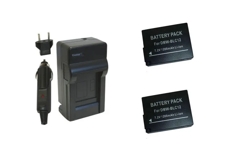 Розовый Полный декодировать. DMW-BLC12E DMW-BLC12 BLC12E BLC12PP BLC12 Батарея+ Зарядное устройство для цифрового фотоаппарата Panasonic Lumix FZ1000, FZ200, FZ300, GH2, DMC-GX8 - Цвет: Розовый