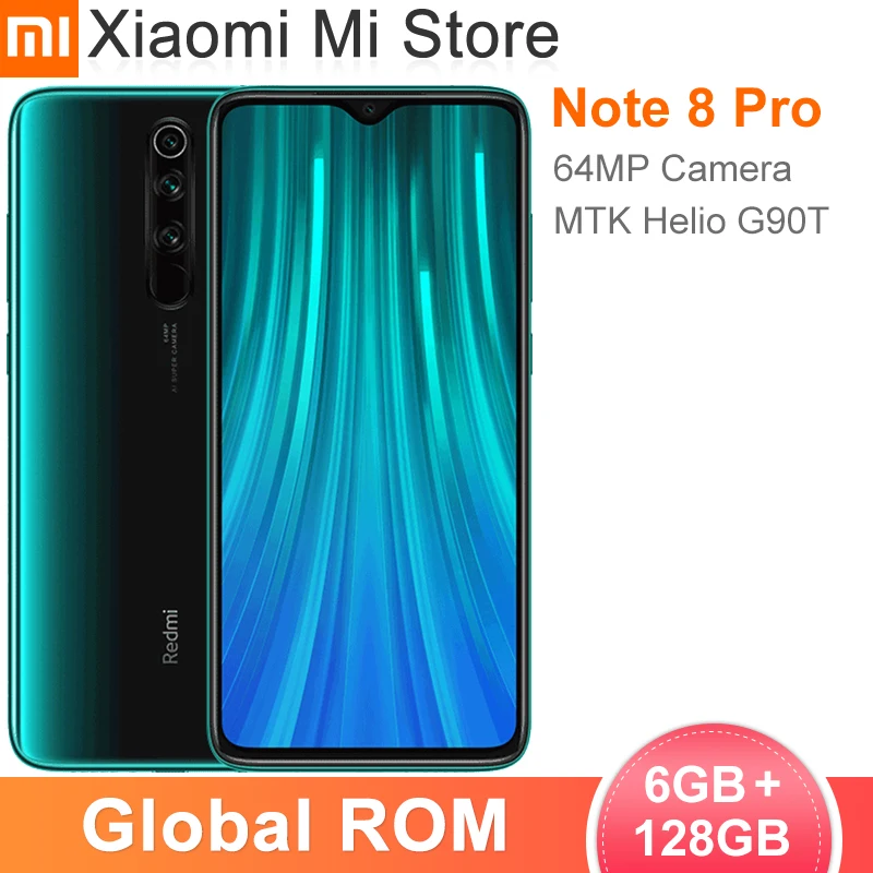 Смартфон Xiaomi Redmi Note 8 Pro 6 ГБ 128 экран 53 дюйма 64 мегапиксельная четырехъядерная