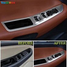 Для Ford Edge дверные стеклоподъемники панель регулировки крышки пластины Наклейка ABS только для левшей вождения 4 шт