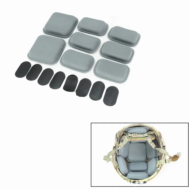 FMA Tactical Protective Pad For CP Helmet Replacement Suspension Pads Set Soft Cushion Pad Airsoft Hunting Helmet Accessories
