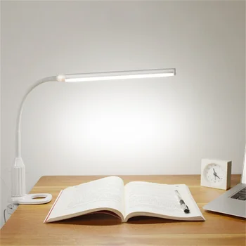 

500LM Eye Protect LED Desk Lamp Switch Touch Table Light Stepless Dimmable Bendable USB Powered For Studying Reading