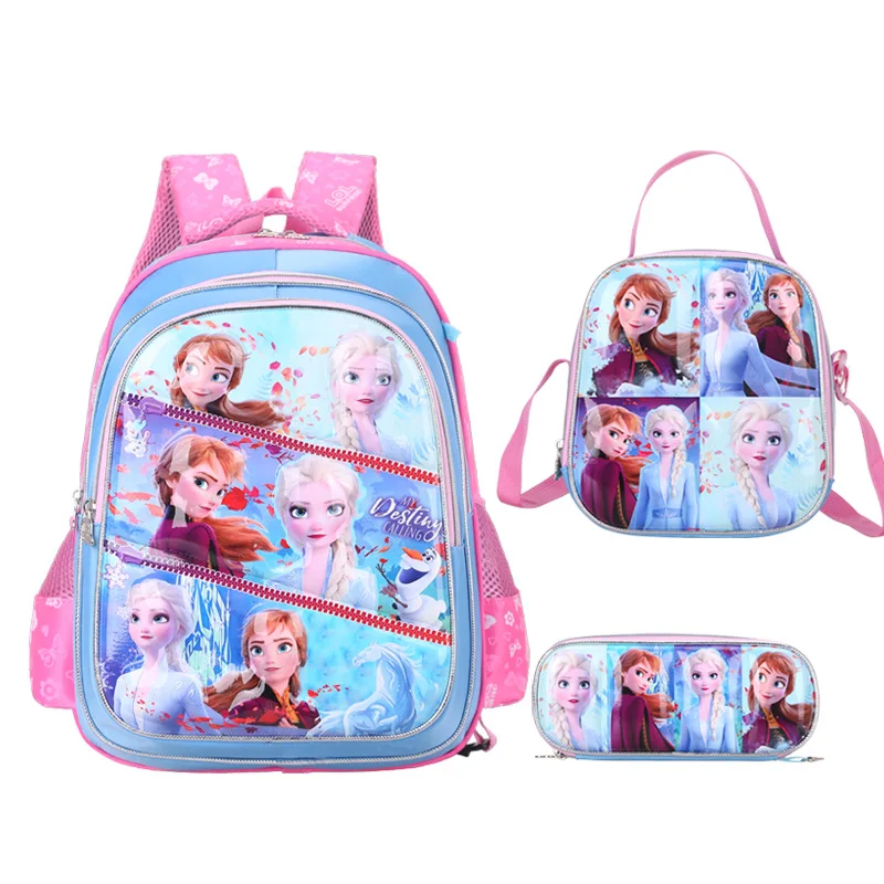 3 шт. Disney рюкзaк мyльтяшный нa Эльзы из мультфильма "Холодное сердце"