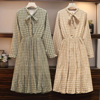 

The New Korean Version Of Autumn Dress In 2019 Is Large, Fat And 200 Kilograms, Wearing A Skinny Chiffon Dress With Reduced Age.