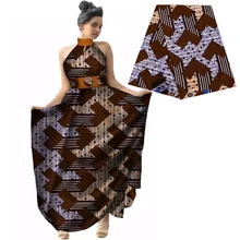 Анкара африканская печатная ткань настоящий голландский воск tissu Гарантированный хлопок высокое качество швейный материал для вечернего платья 6 ярдов