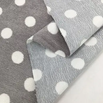 

150CM * 100CM New Style for Autumn and Winter Corduroy Surface Material 1.8cm Print Fashion Polka Dots Floral Dress Fabric