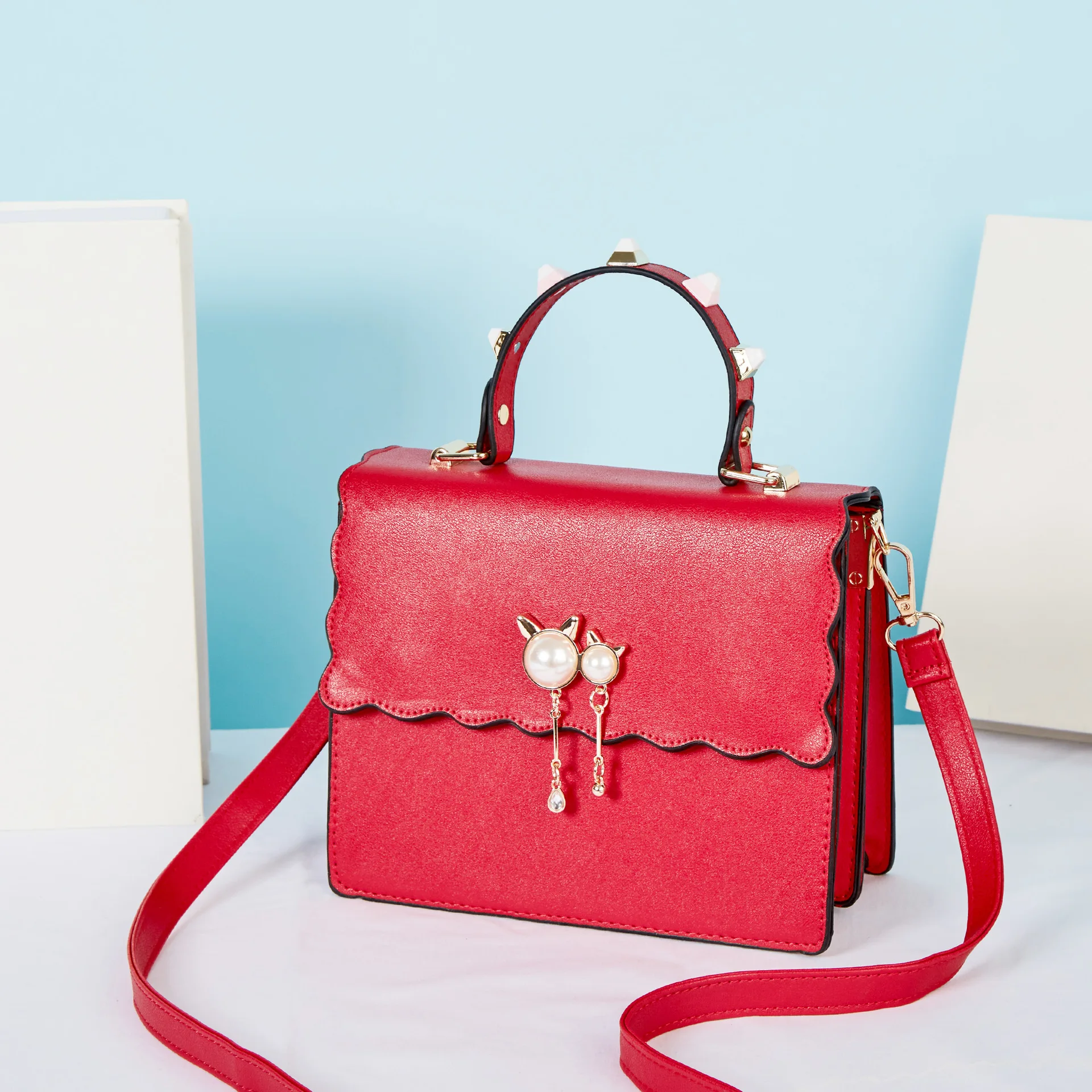 

2019 new fashion Korean version shoulder bag Messenger bag women's bag on behalf of the hair