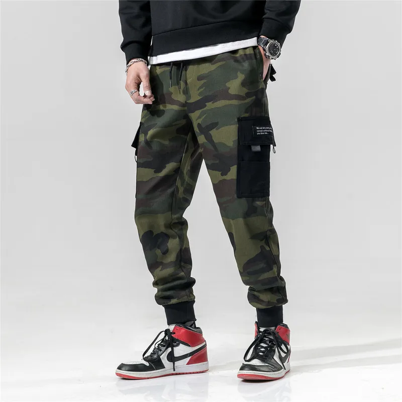 

Large Size K987/P55 Spring Clothing Stocked New Style Camouflage Bib Overall Men's Casual Pants Men's Large Size Beam