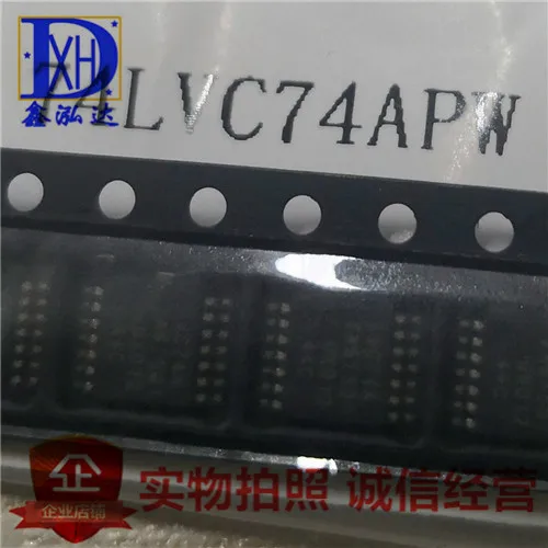 

10 шт./партия, новинка 74LVC74APW + оригинальная прямая покупка со склада