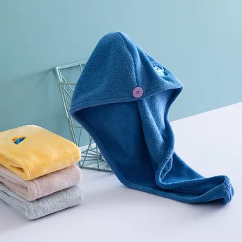 

*Dry Hair Cap Hair Turban Hygroscopicity And Breathability Microfiber Hair Turban Wrapped Towel Cap Towel Dry Hair Hat