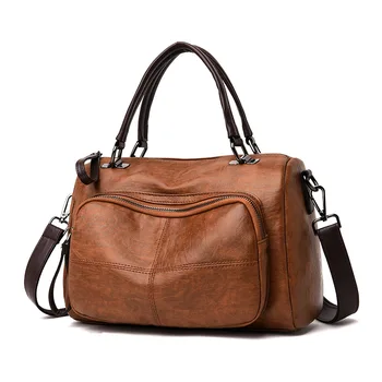 

Women's Handbag 2020 New Fashion Women's Bag Retro Messenger Bag Big Bag