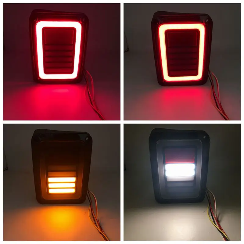 Новый автомобильный светильник сборки led задний фонарь для J eep W rangler JK 2007 2017
