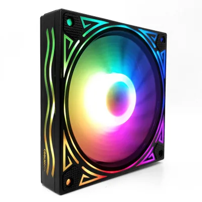Rgb-вентилятор 12 см чехол на шасси вентилятор Dor настольный компьютер RGB Вентилятор охлаждения поддержка MOBO 5V AURA SYNC гигантский стиль волны