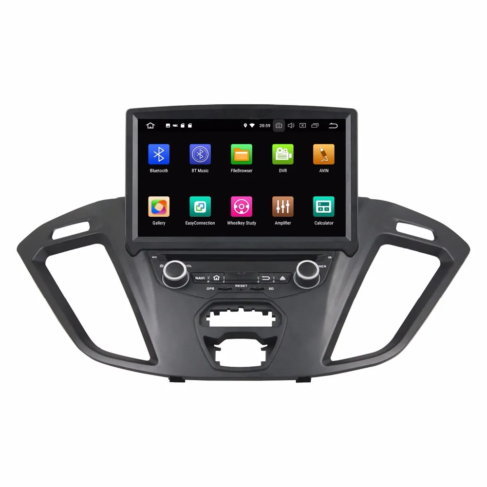 Sale Octa core IPS screen Android 9.0 Car DVD GPS radio Navigation for Ford Transit Tourneo T-Series 2017-2018 0