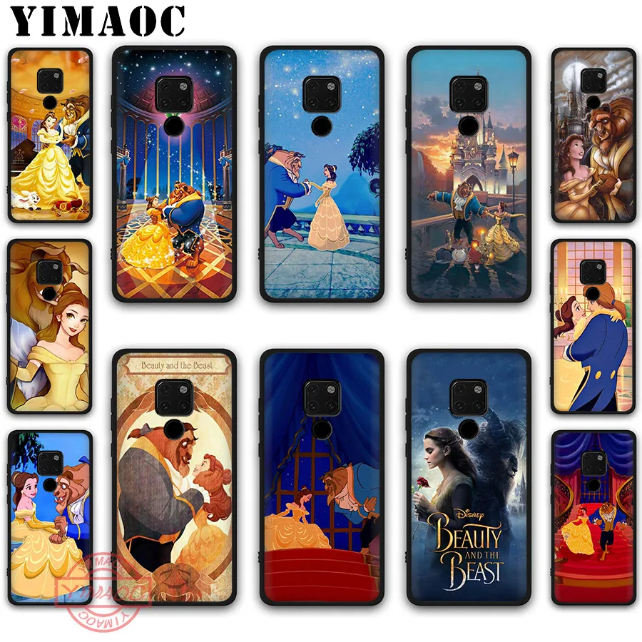 YIMAOC мультфильм Красавица и Чудовище Мягкий силиконовый чехол для Huawei Mate 10 20 30 Lite