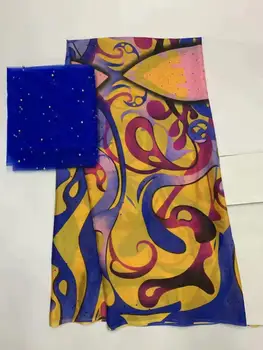 

pure silk fabric nigerian lace fabric 2020 tissu dentelle strass perle robe satin fabric african lace material women scarf 7yard