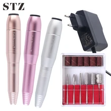 STZ профессиональная электрическая дрель для маникюра, ручка для удаления УФ-геля, электрическая машинка для педикюра, инструменты для ухода за ногтями, Шлифовальная Пилка Для Ногтей, MT01-03