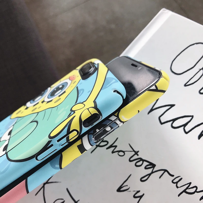 Жесткие чехлы для телефонов из поликарбоната для iphone 11Pro XS MAX X XR, мультяшный осьминог, полный Чехол для iphone 6, 6s, 7, 8 Plus, 11, 11 Pro, чехлы на заднюю панель
