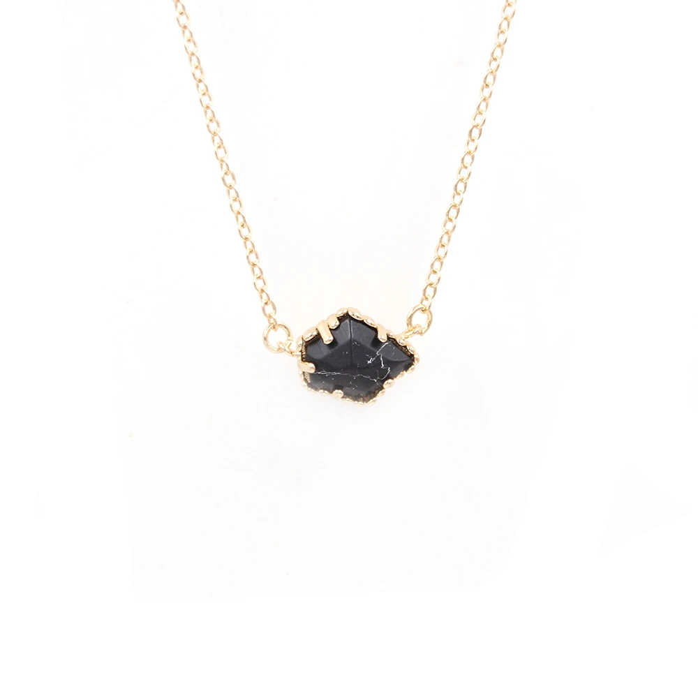 Black Marble Necklace