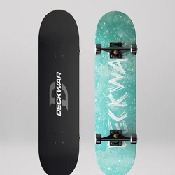 79cm Skateboard Beginner Quality Maple 4Wheels Teenager Adult Sidewalk Skating Street Board Double Kicktail Cruiser Rocker Board