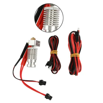 

Brand New And High Quality Hexagon Extruder Hot End Kit 100Kohm Thermistor 0.4mm Nozzle For Robo R1 Printer