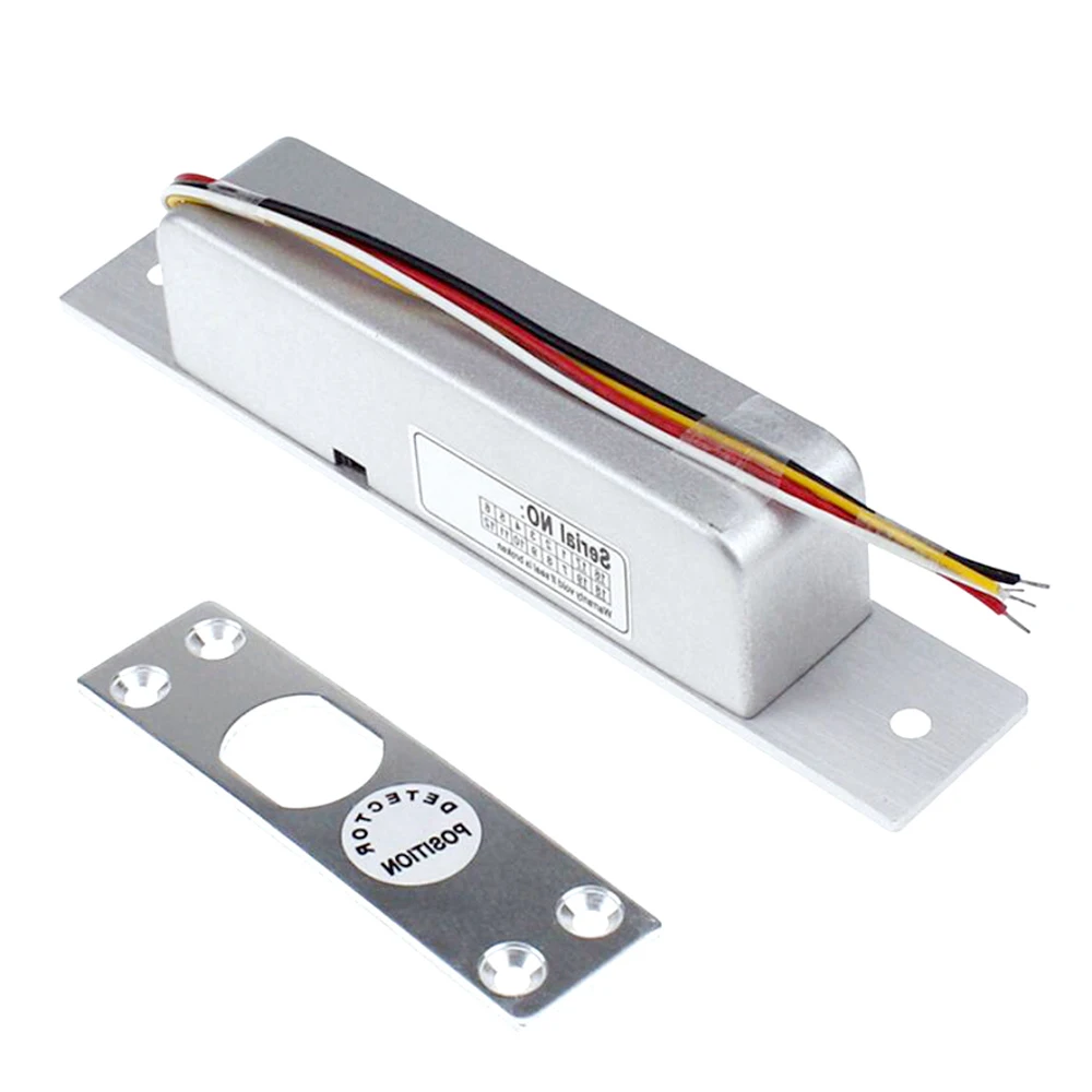 12VElectricDoorBoltLockNormalClosureTypeWidth17cmAluminium