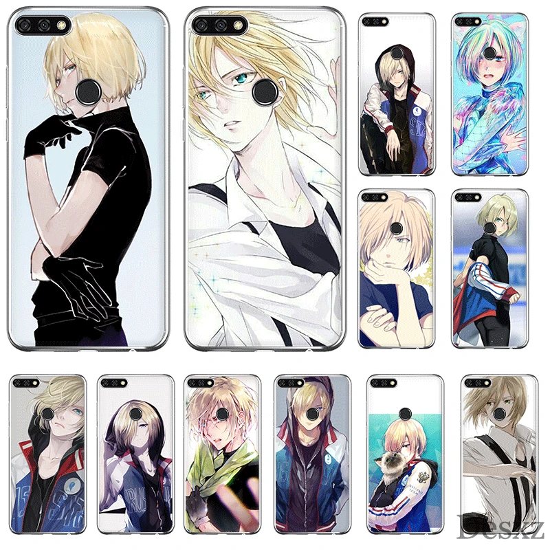 Mobile Phone Case TPU For Huawei Honor 7A 7C 7X 6A 8 8X 8C 9 9X View 20 Note 10 Lite Cover E Yuri Plisetsky YURI On ICE Shell | Мобильные