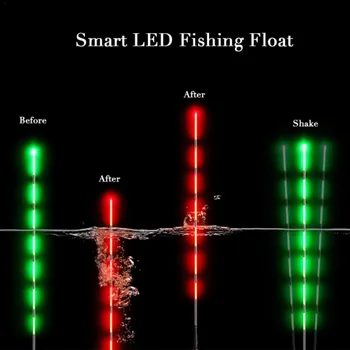 

1 PCS Smart Fishing Float Gravity Sensor Electric Glowing Automatically Color Changing Remind Night Fishing Luminous Floats