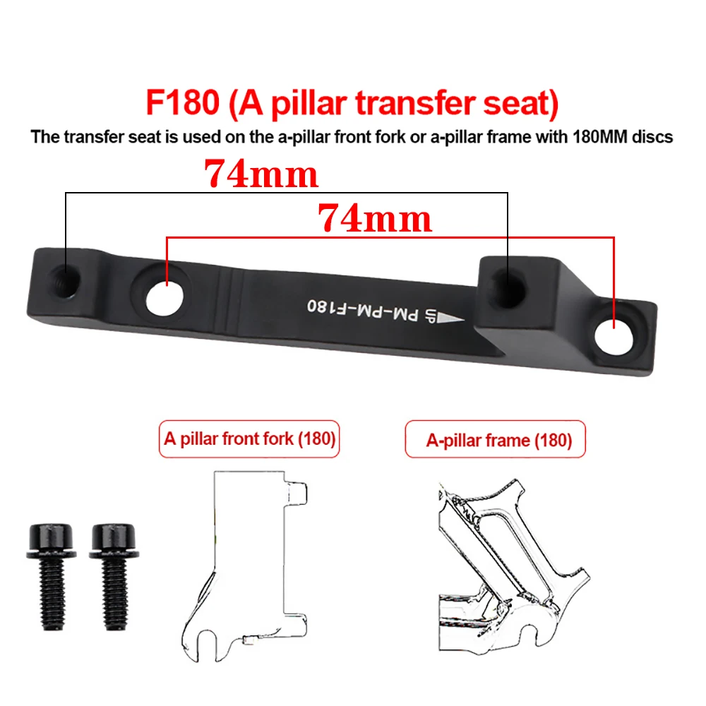 Mountain Bike Disc Brake MTB Bike Disc Brake Converter Ultralight Bracket IS PM AB To PM A Disc Brake Mount Adapter for 160 180 203mm Rotor